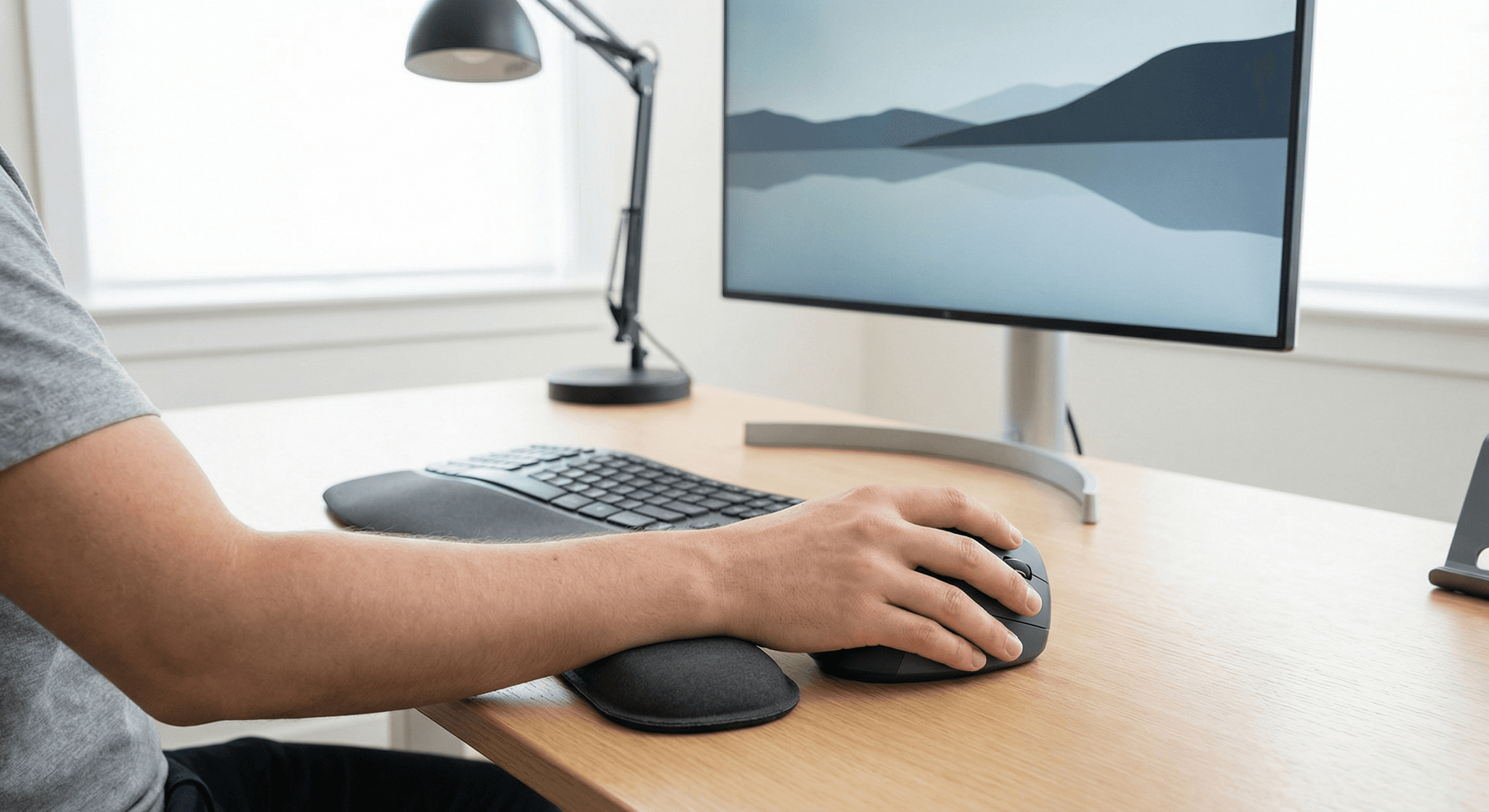 Long-session office ergonomics comparison of quiet vertical mice with notes on click force and fatigue