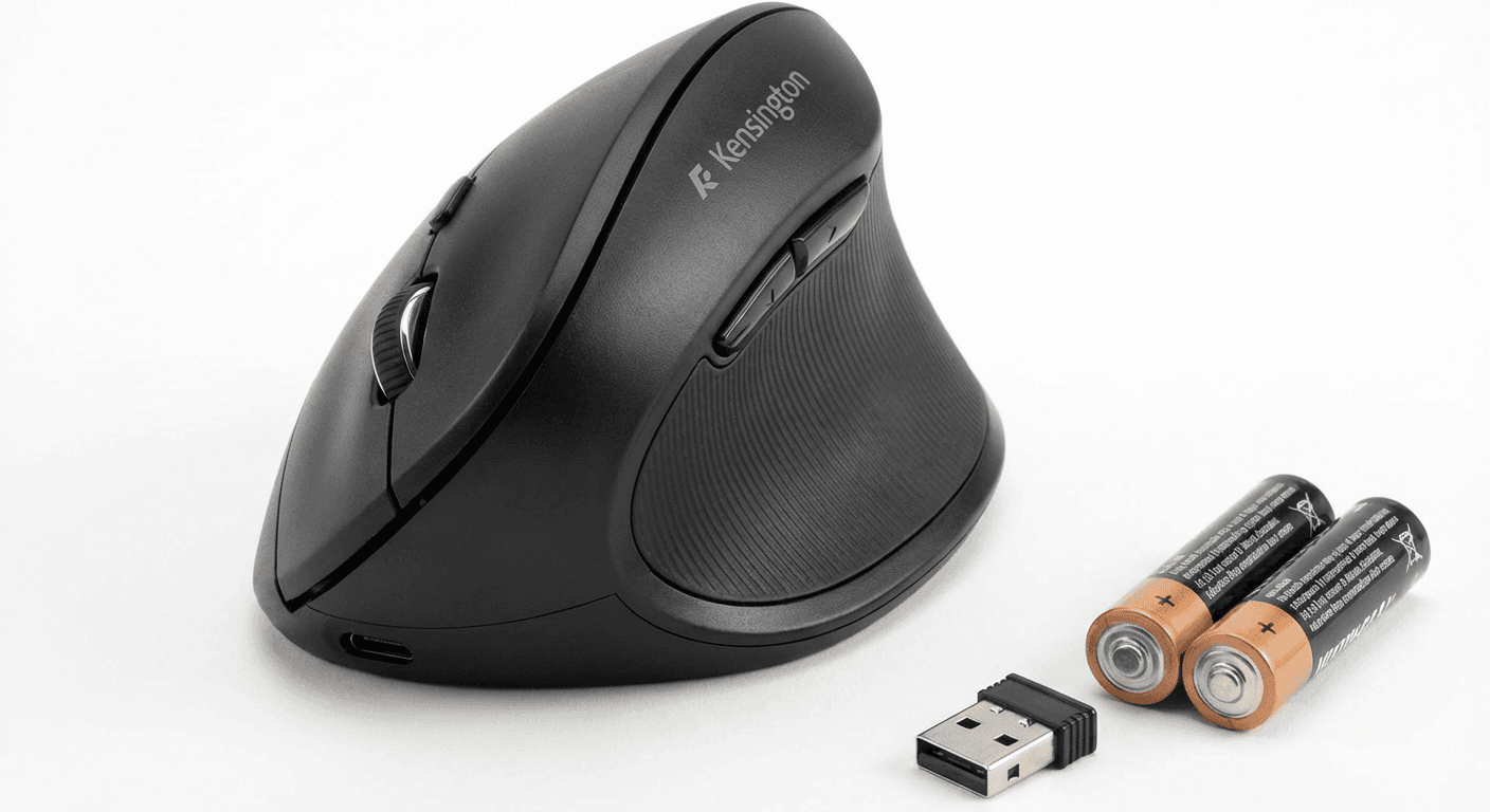 Kensington Pro Fit Ergo vertical mouse product photo used in Vertical Mouse vs Regular Mouse: Is It Worth Switching? (2026)